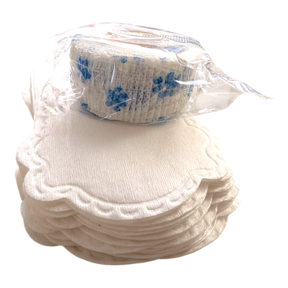 20 Pcs Disposable‎ Waterproof Pet Boots Paw Protectors with Bandage